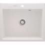 DEANTE 1-dubens granito kompozito virtuvės kriauklė juoda 580x490mm