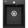 DEANTE 1-Bowl Granite Composite Sink with Drainer - Graphite