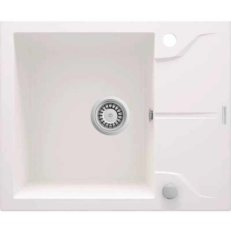 DEANTE 1-Bowl Granite Composite Sink with Drainer - Sand