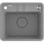 DEANTE 1-Bowl Granite Sink Beige 620x440 mm with Drainer