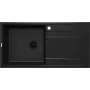 DEANTE 1-Bowl Granite Sink with Drainer 780x440mm Graphite