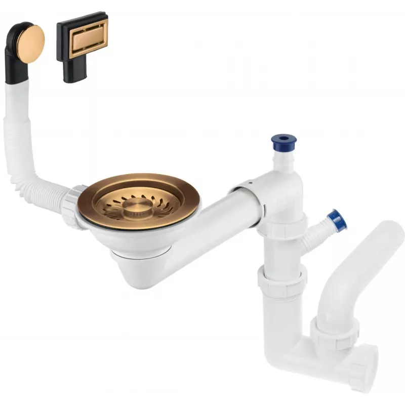 DEANTE 1-Bowl Sink Waste Space-Saver Trap