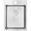 DEANTE 1-dubuo plieninė kriauklė Onyx Black granito kompozitas įstatoma virtuvės kriauklė 530x500mm