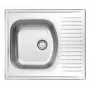 DEANTE 1-Bowl Steel Sink with Drainer