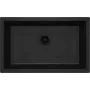 DEANTE 1-Bowl Wall-Hung Granite Sink Graphite Black 780x440mm