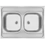 DEANTE 2-Bowl Stainless Steel Overlay Kitchen Sink 800x600 mm
