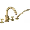 DEANTE 4-Hole Bathtub Mixer with Shower Set Chrome