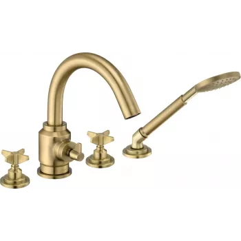 DEANTE 4-Hole Bathtub Mixer with Shower Set Chrome