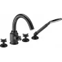 DEANTE 4-Hole Bathtub Mixer with Shower Set Chrome Brass Arnika