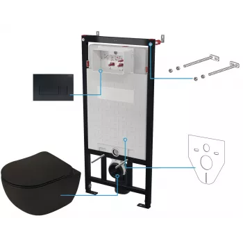 DEANTE 6-in-1 paslėptas tualeto rinkinys