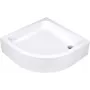 DEANTE Akrilinis dušo padėklas 80 cm kvadratinis baltas