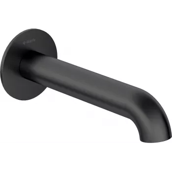DEANTE Bathtub Spout Arnika Nero Matte Black Wall-Mounted Single-Lever Brass