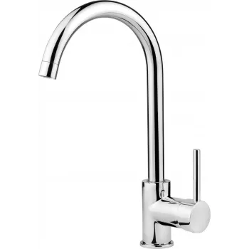 DEANTE BOC 062M Virtuvinis maišytuvas Chromuotas Vienos svirties Ant stalviršio montuojamas Žalvaris