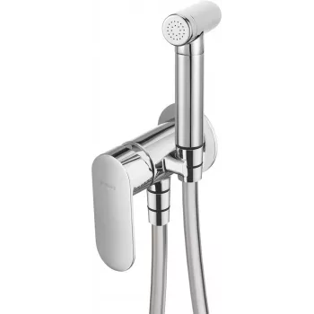 DEANTE Paslėptas bidė maišytuvas su bidet dušo galvute - matinė juoda, Moza serija