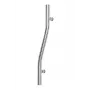 DEANTE Dekoratyvinis sieninis laikiklis L-formos plieninis juodas 200x250mm