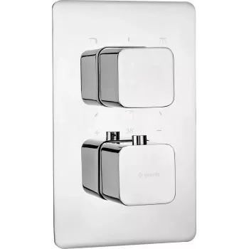DEANTE Išorinis elementas termostatiniam BOX - Chromuotas