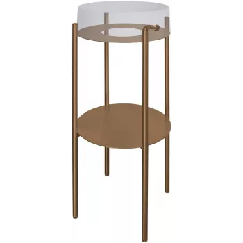 DEANTE Laisvai pastatomas vonios kambario konsolinis staliukas Baltas 800x450x790 mm