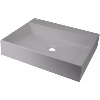DEANTE Granito kompozito stalviršio praustuvė su džiovykle - 500x400 mm Graphite Black