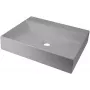 DEANTE Granito kompozito stalviršio praustuvė su džiovykle - 500x400 mm Graphite Black