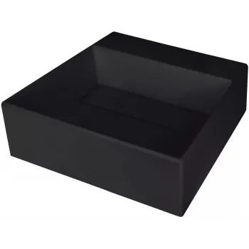 DEANTE Granito kompozito vienos kriauklės virtuvės kriauklė su čiaupo anga - dangteliu, juoda, 45 cm minimalus spintelės plotis