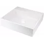 DEANTE Granito stalviršio praustuvas su čiaupo anga - 400x400 mm juodas oniksas