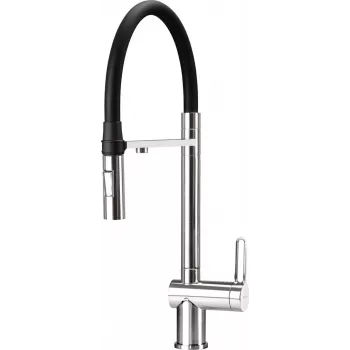 DEANTE virtuvės maišytuvas su filtru ir lanksčia išleidimo anga - chromuotas