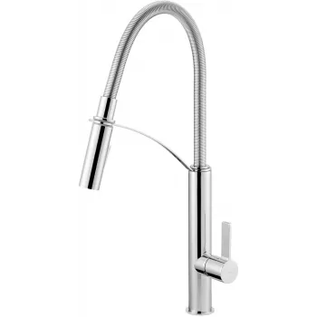 DEANTE Virtuvinis maišytuvas su ištraukiama galvute Hiacynt Chrome