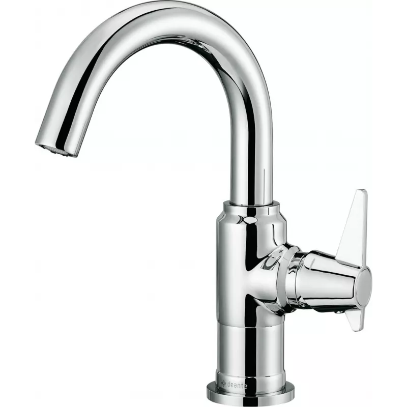 DEANTE Moza Basin Mixer Chrome Single Lever Deck-Mounted
