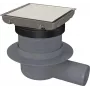DEANTE Point Drain - Reversible nerūdijančio plieno dušo kanalizacija 150x150mm
