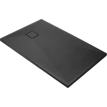 DEANTE Stačiakampis granitinis dušo padėklas 1200x900 mm juodas