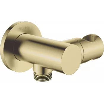 DEANTE Round Angled RJ11 Connector with Handset Holder - White