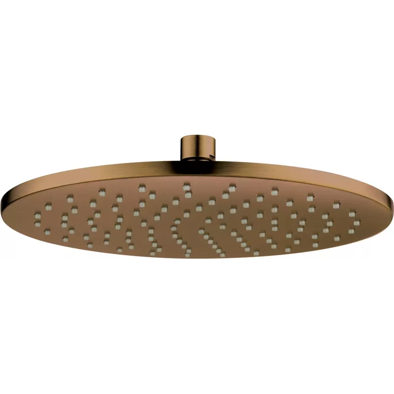 DEANTE apvalus dušo galvutė - 250 mm, matinė juoda, nerūdijantis plienas
