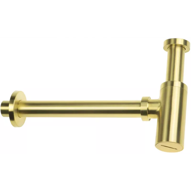 DEANTE Apvalus praustuvo sifonas butelinis gaudyklė žalvarinis chromuotas G 1 1/4 inch 32 mm