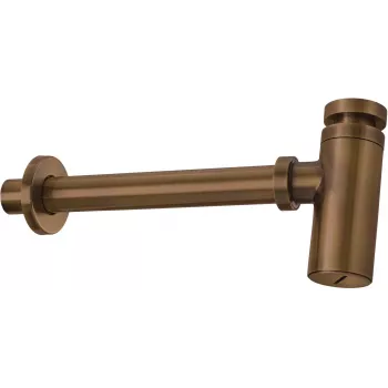 DEANTE apvalus praustuvo sifonas - poliruoto chromo butelinis gaudyklė, reguliuojamas aukštis, 32 mm jungtis