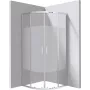 DEANTE Pusapvalis Dušo Kabinos Gaubtas 90x90 cm - Dryžuotas Raštas