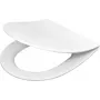 DEANTE Slim Soft-Close Tualeto Sėdynė D Formos Balta Duroplast