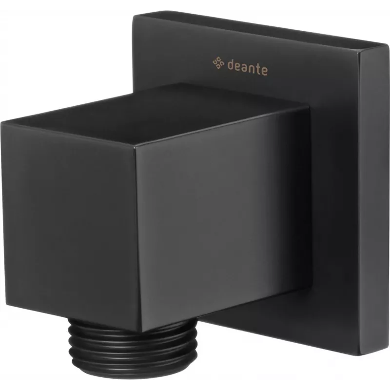 DEANTE Square Angle Connection for LED Profiles - 90 Degree Corner Connector, Black