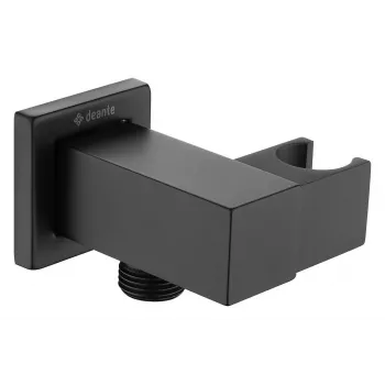 DEANTE Square Angled Connector with Handset Holder - RJ9 Cord Detangler