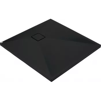 DEANTE Square Granite Shower Tray 80x80 cm Black