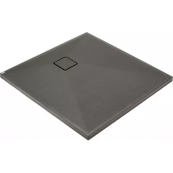 DEANTE Square Granite Shower Tray 80x80 cm Graphite