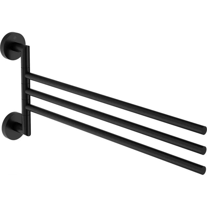 DEANTE Triple Swivel Towel Rack - Wall-Mounted, Chrome, 350 mm Bars