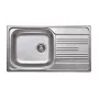 DEANTE ZEX 3113 1-Bowl Stainless Steel Kitchen Sink with Drainer