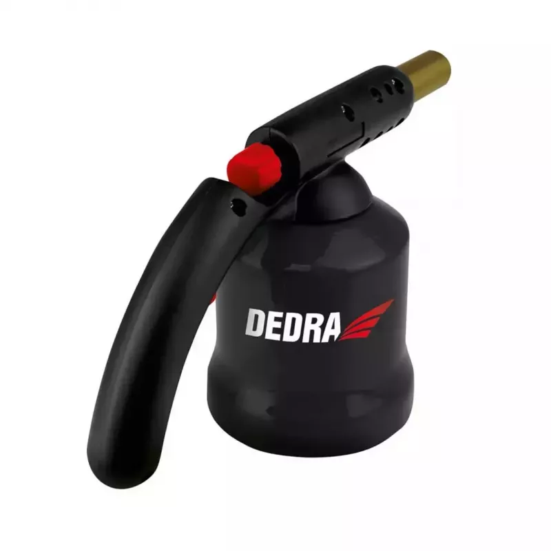 DEDRA 31A020 Dujinis degiklis su pjezo uždegimu, 1300°C, apsauga nuo liepsnos šuolių, reguliuojama liepsna, butanas EN417