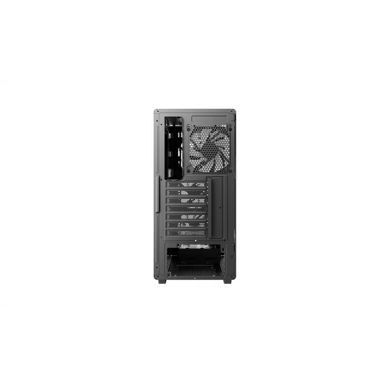 Deepcool CC550 4F Mid Tower korpusas, 4x 120mm LED ventiliatoriai, grūdintas stiklas, juoda