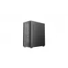 Deepcool CC550 4F Mid Tower korpusas, 4x 120mm LED ventiliatoriai, grūdintas stiklas, juoda