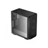 Deepcool CG560 Mid Tower Case su grūdinto stiklo šonine plokšte, juoda