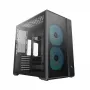 Deepcool CG590 MESH 2F Vidutinio bokšto korpusas - Black, grūdintas stiklas, 2x120mm ventiliatoriai