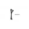 Deepcool FD12 ARGB V2 120 mm PWM korpuso ventiliatorius - juodas