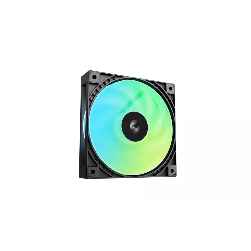 Deepcool FD12R ARGB V2 120mm PWM adresuojamas RGB korpuso ventiliatorius - juodas