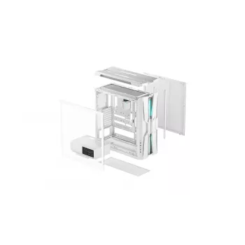 Deepcool GENOME III baltas pilno bokšto korpusas su integruotu 360mm skysčio aušinimu